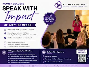 Speak with Impact: Women Leaders