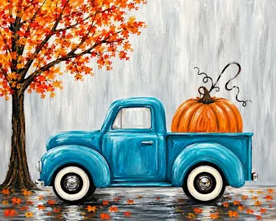 FALL TRUCK & PUMPKIN PAINT NIGHT!