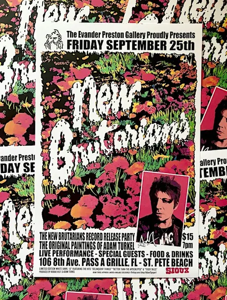 New Brutarians Vinyl Release & Adam Turkel Art Show