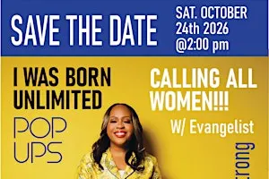 I was born Unlimited Pop-Up for Women