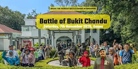 Battle of Bukit Chandu tour by Mr Sarafian