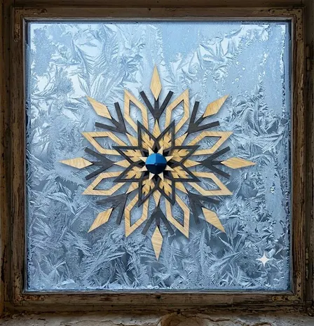 Layered Wooden Snowflake Workshop