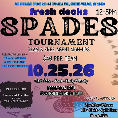 Fresh Decks Spades Tournament - Season 2: Fall Edition