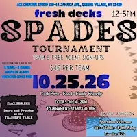 Fresh Decks Spades Tournament - Season 2: Fall Edition