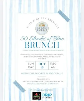 50 Shades of Blue Brunch