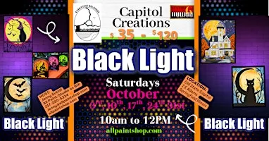 Capitol Creations @ Old State Capitol BLACK LIGHT Saturdays