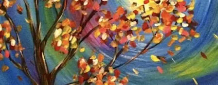 Autumn night  Paint and Sip