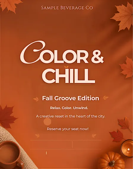 Color & Chill : Fall Groove Edition