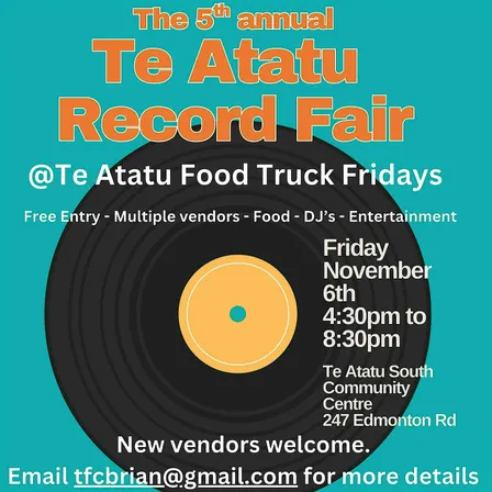 Te Atatu Record Fair