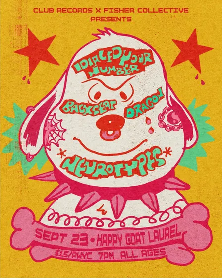 idialedyournumber, Backseat Dragon, Neurotypes @ Henry Arlingtons
