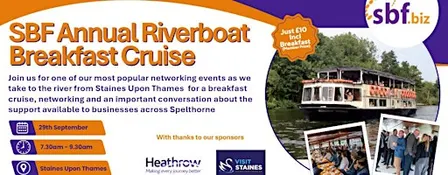 Spelthorne Business Forum Annual Riverboat Cruise