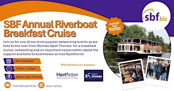 Spelthorne Business Forum Annual Riverboat Cruise