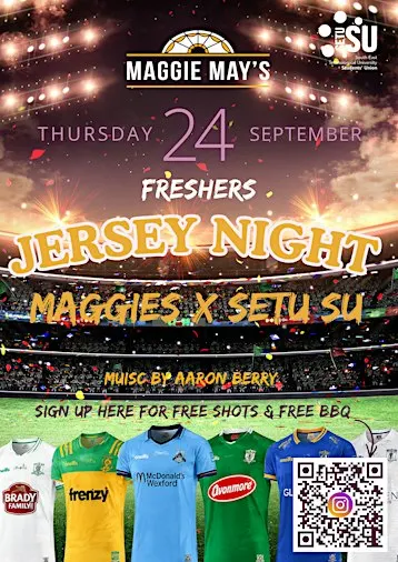 SETU SU Jersey Night Free Shot & BBQ