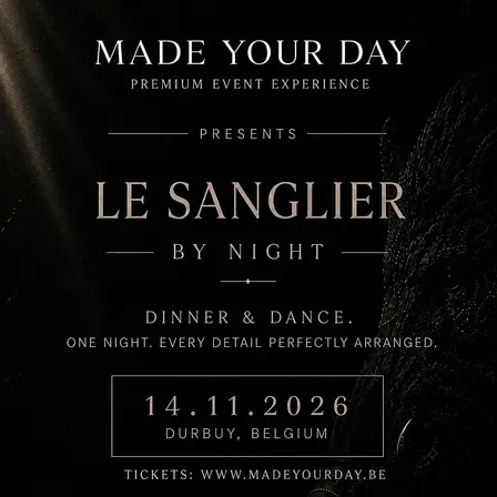 Made your day presents Le Sanglier by night