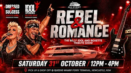 Roxette x Billy Idol | Tribute Show | Newcastle Harbour Cruise