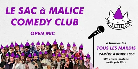 Soirée Stand Up "Sac à Malice" OPEN MIC