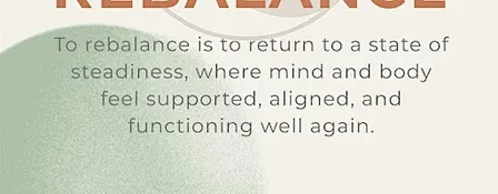 Women's Rebalance Morning