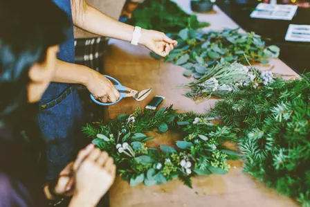 Christmas Wreath Making at The Great House