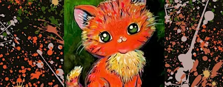 EichenPaint "Psp Psp Psp” (A PRE-DRAWN CANVAS) 9/24