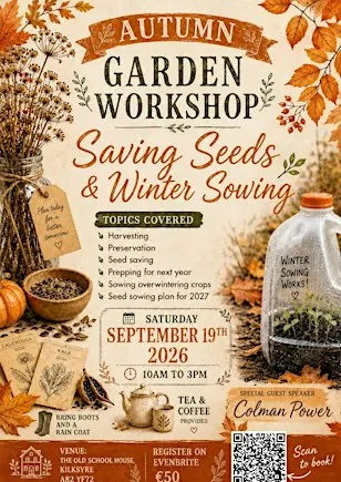 Autumn Garden Workshop - share experiences from the season that’s been