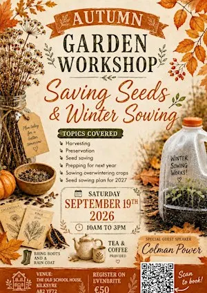 Autumn Garden Workshop - share experiences from the season that’s been