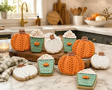 Pumpkin and Latte Cookie Decorating Workshop!