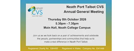 Neath Port Talbot CVS Annual General Meeting 2026