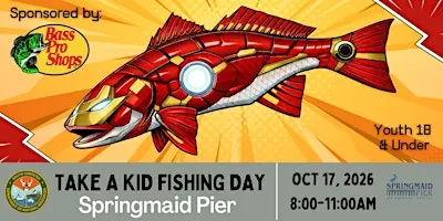 Take a Kid Fishing Day - Springmaid Pier