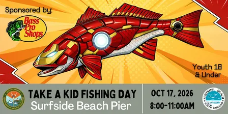 Take a Kid Fishing Day - Surfside Pier