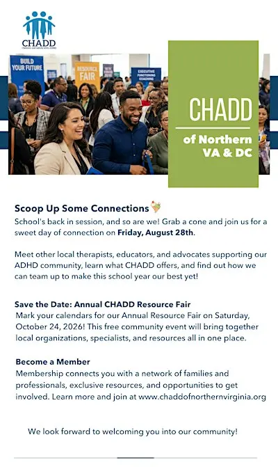 CHADD ADHD Resource Fair 2026