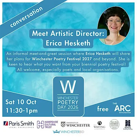 Meet Winchester Poetry Festival Artistic Director: Erica Hesketh