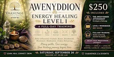 Awenyddion Energy Healing Level I | Full-Day Energy Healing Training
