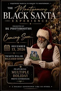 The Montgomery Black Santa Experience Presented By RK Photobooths