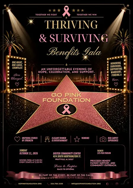Go Pink Thriving and Surviving Benefits Gala