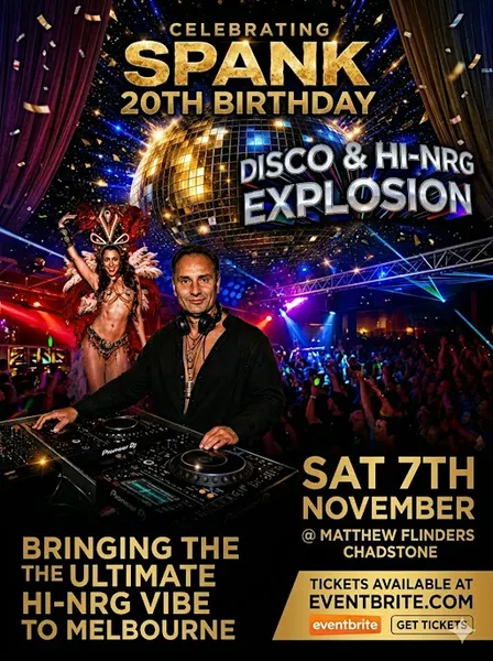 SPANK DISCO & HINRG EXPLOSION-20TH BIRTHDAY BASH