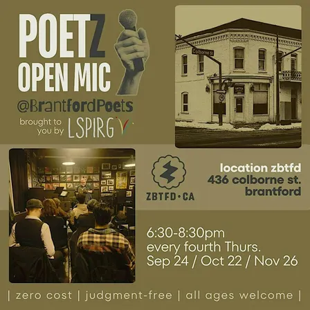 poetZ open mic at zbtfd