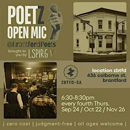 poetZ open mic at zbtfd