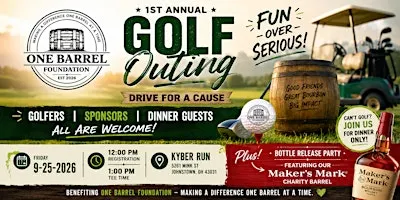 One Barrel Foundation's 1st Annual Golf Outing