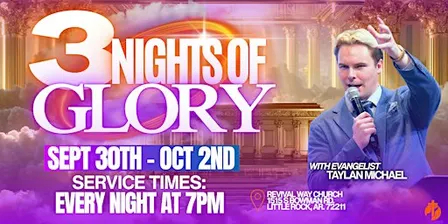 3 Nights of Glory!