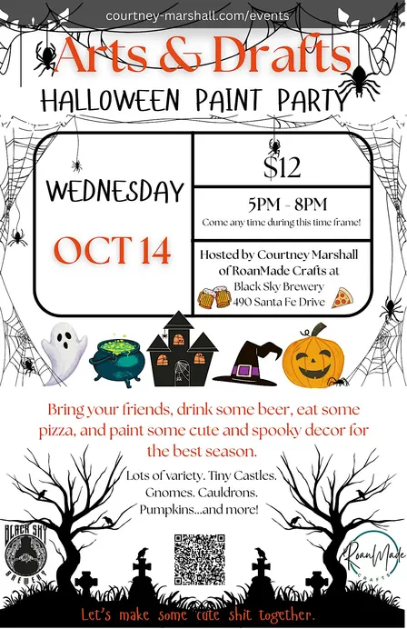 Arts&Drafts - Halloween Paint Party @ Black Sky Brewery