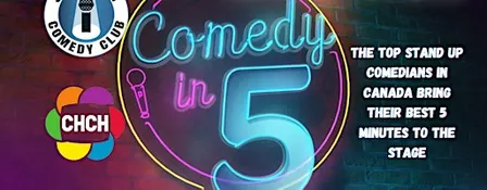 COMEDY IN 5 Live Audience Taping