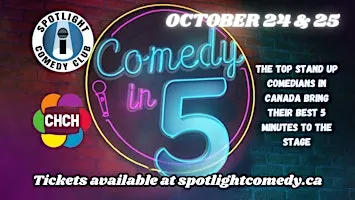 COMEDY IN 5 Live Audience Taping