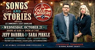 Jeff Barbra & Sara Pirkle - Songs and Stories - Wednesday, October 21, 2026