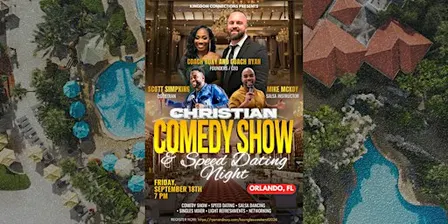 Christian Comedy Show & Speed Dating (Friday Night Only)
