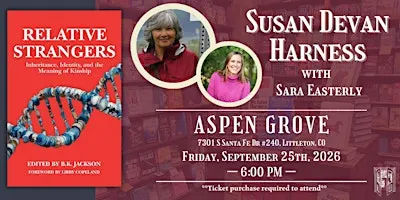 Susan Devan Harness with Sara Easterly Live at Tattered Cover Aspen Grove