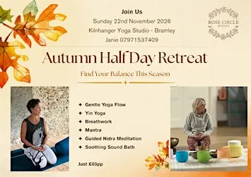 Autumn Half Day Restorative Retreat