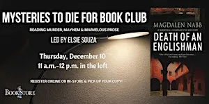 Mysteries to Die For Book Club: "Death of an Englishman" by Magdalen Nabb