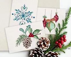Pop up Hotspot Paint event - Christmas Watercolor cards