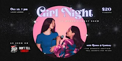 Girl Night on Tour! An All-women Comedy Show at Laugh Lounge