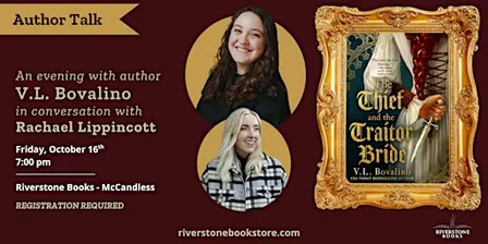 An Evening with V.L. Bovalino in Conversation with Rachael Lippincott
